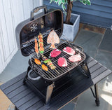 Portable Tabletop BBQ Charcoal Grill Yellow Pandora