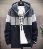 Men's Hooded Zipper Sweater Jacket