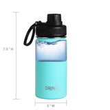 DRINCO® 14oz Stainless Steel Sport Water Bottle - Teal Orchid Lavender