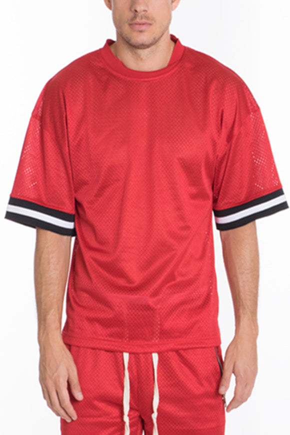 Mesh Jersey T-shirt