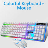Ninja Dragons White Knight Gaming Keyboard & Mouse Set