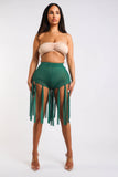 Get Party-Ready with These Fringed Mesh Sexy Shorts