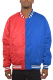 Two Tone Varsity Bomber Jacket
