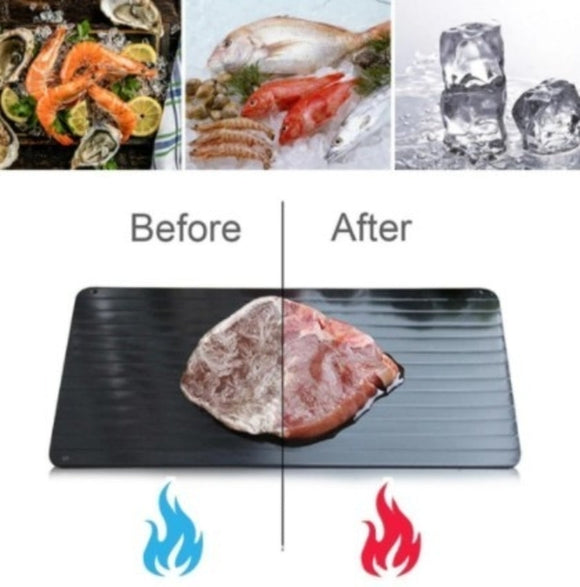 Fast Defrosting Thaw Food Tray for Meat and Seafood Yellow Pandora