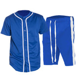 Bleed Blue Jersey and Short Set Lime Milo