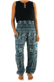 Teal ELEPHANT Harem Women's Pants