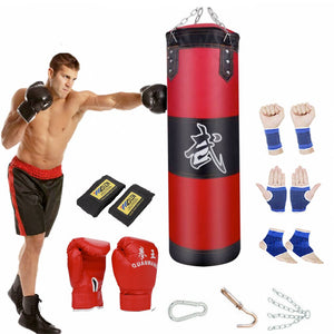 Boxing Trainer Punching Bag Set - Punching Bag Doesn't Include Filling