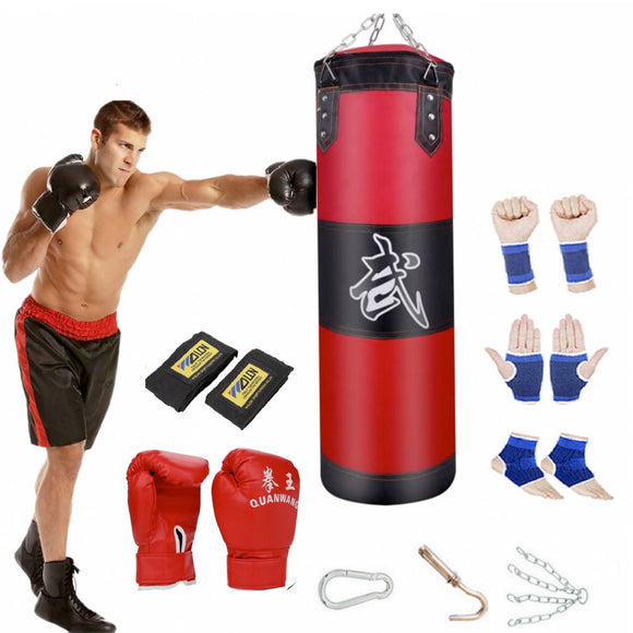 Boxing Trainer Punching Bag Set - Punching Bag Doesn't Include Filling