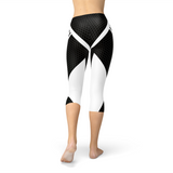 Women's Black Venom Capri Leggings