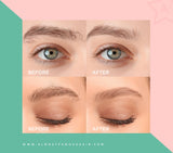 Almost Famous Precision Brow Shavers with Rose Gold accents Sky Blue Thrace