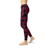Women's Red Roses Leggings