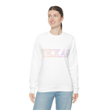 Womens Texas Gradient Crewneck Sweatshirt Yellow Pandora