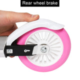 Pink Scooter for Teens 3 Adjustable Height & Easy Folding