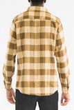 Long Sleeve Checkered Flannel Shirt