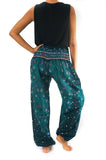 Teal PEACOCK Women's Harem Pants