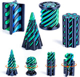 Impossible Cone Fidget Toys, 3D Printed Spiral Desk Gadgets (4 Pack)