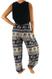 Dark Blue ELEPHANT Women's Harem Pants