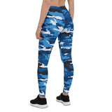 Women's Blue Camo Leggings