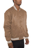 Classic Varsity Bomber Jacket Lime Milo