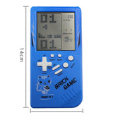Retro Childhood Tetris Handheld Game Player - Yellow