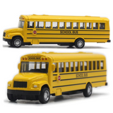 Alloy ABS Plastic School Bus Model