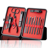 Stainless Steel Manicure Pedicure Set Peach Castor