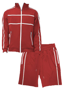 Jordan Track Jacket and Short Set Lime Milo