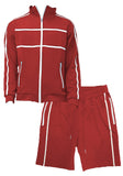 Jordan Track Jacket and Short Set Lime Milo