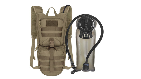 Tactical Hydration Backpack with 2.5L Bladder & Thermal Insulation