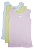 Bambini Girls Pastel Tank Top (3 Pack)