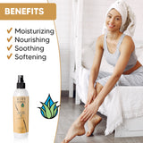 AloeHydrate AVM Body Spray; Non-Greasy Moisturizing Body Lotion