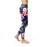Women's Geometric Tropical Floral Leggings