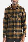 Long Sleeve Checkered Flannel Shirt