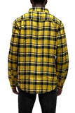 Long Sleeve Checkered Flannel Shirt