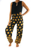 Black ELEPHANT Women's Harem Pants