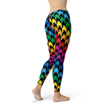 Women's Cat Houndstooth Leggings