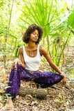 Purple PEACOCK Women's Harem Pants