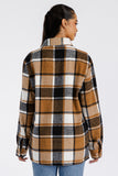 Boyfriend Oversized Soft Flannel Shacket Lime Milo