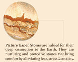 Malachite & Picture Jasper Stretch Bracelet! Genuine Stones!