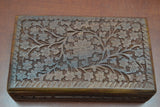 Handmade Flower Storage Keepsake Wood Box