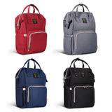 Fish-Opening Diaper Bag Unicorn Backpack Maroon Chronos