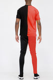 Two Way Split Tshirt Set Lime Milo