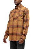 Long Sleeve Checkered Flannel Shirt