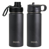 DRINCO® 18oz Stainless Steel Sport Water Bottle - Black Orchid Lavender