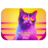 Retra Cat Bath Mat Home Accents Yellow Pandora