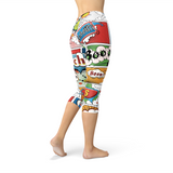 Women's Comic Book Capri Leggings