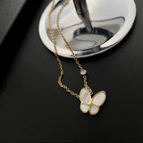 Butterfly Pedant Necklace - Gold Plated