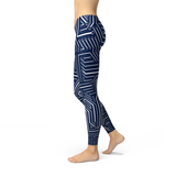Women's Navy Blue Circuit Leggings