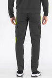 TWO STRIPE CARGO POCKET TRACK PANTS Lime Milo