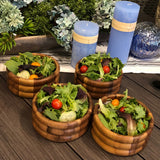 Individual Salad Bowl (Set of 4) Azure Lily